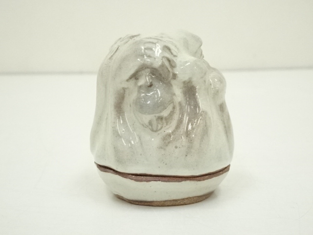 道具 ] - 道具 萩焼 二代 納富鳥雲造 干支申香合（共箱） | ネット